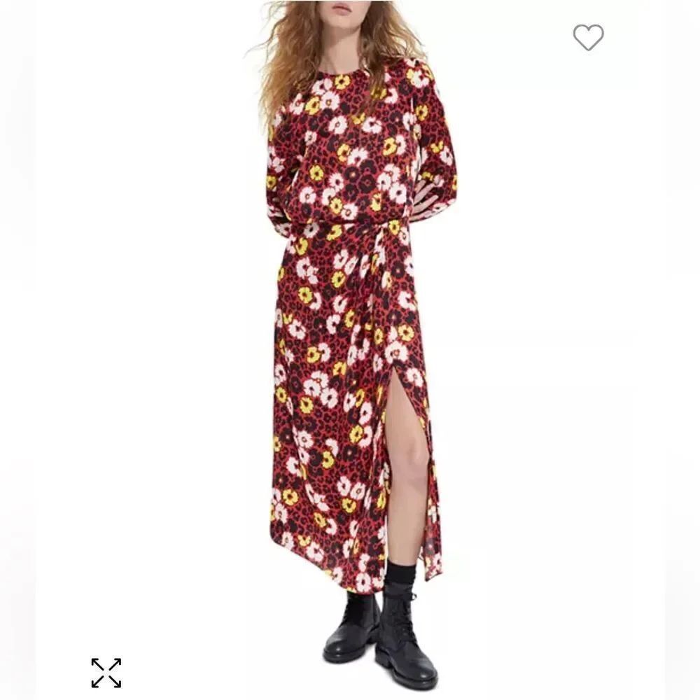 The Kooples Floral Maxi dress NWT. Size 3. ( Large)